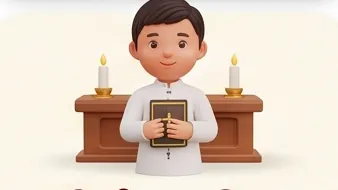 First Communion invitation example