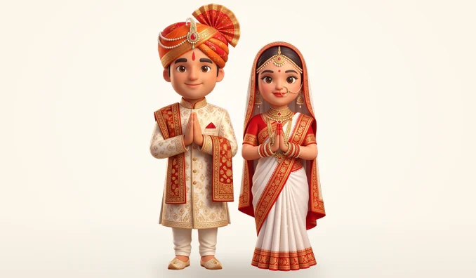 Wedding invitation example